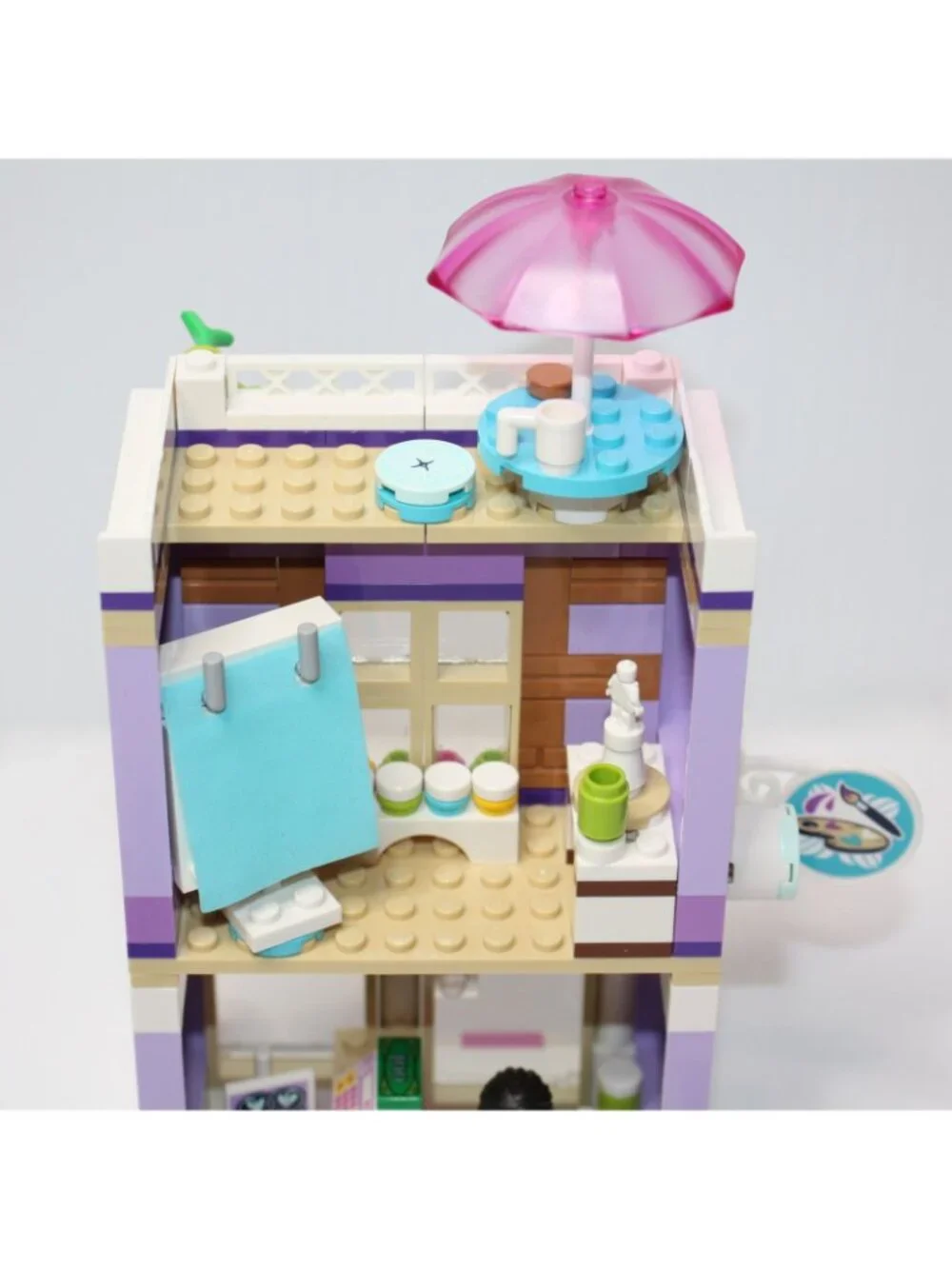 Lego Friends Emma's Art Studio Complete Set 41365 with Instructions and Box